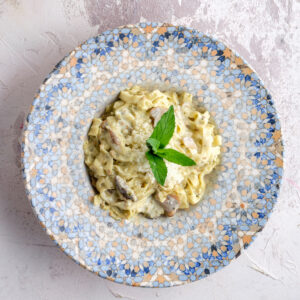 Pasta with Pesto Sauce