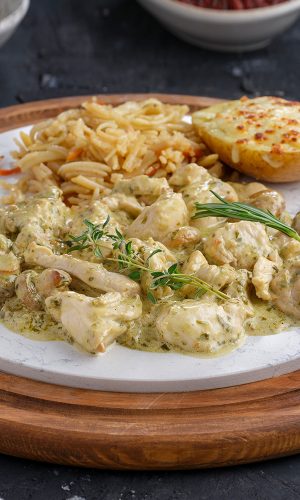 pesta soslu mantarlı tavvuk